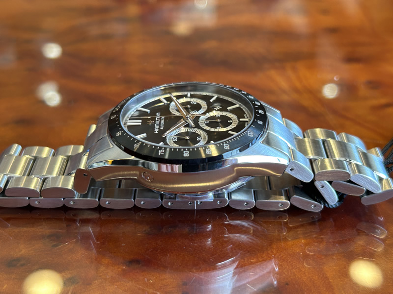 ハミルトン 腕時計 HAMILTON ジャズマスター パフォーマー クロノグラフ 自動巻き 42mm メタルブレス H36606130 送料無料｜yuubido-oyabu｜13