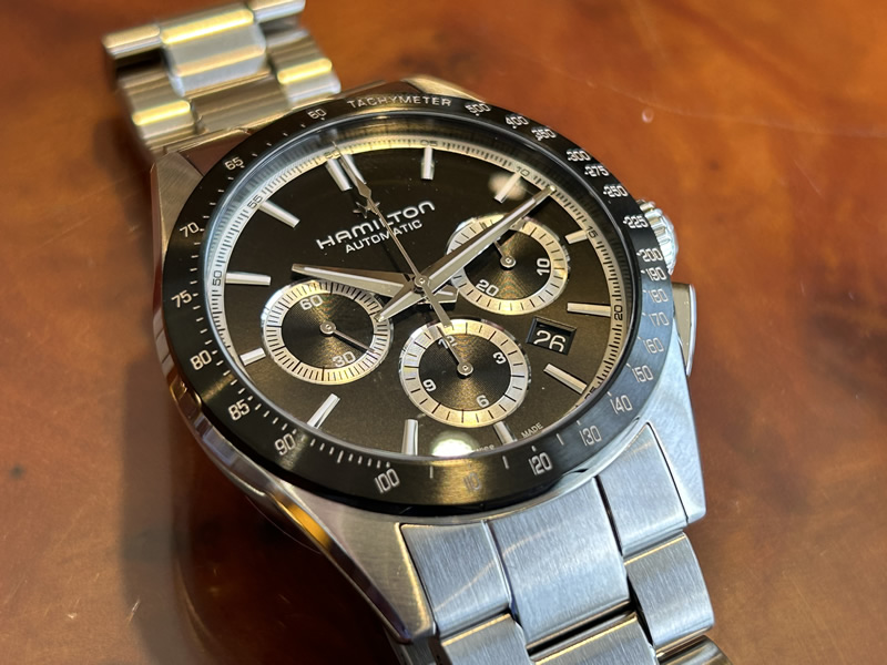 ハミルトン 腕時計 HAMILTON ジャズマスター パフォーマー クロノグラフ 自動巻き 42mm メタルブレス H36606130 送料無料｜yuubido-oyabu｜15