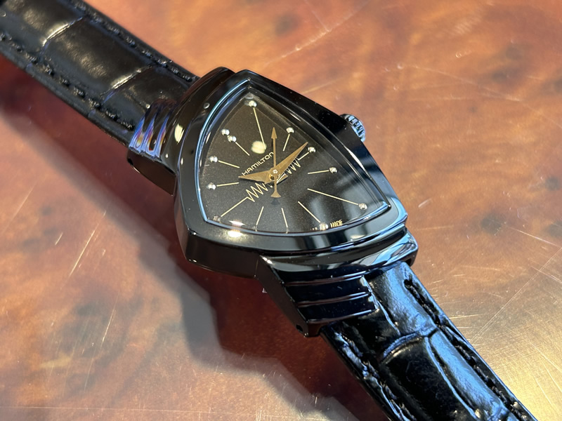 腕時計 ハミルトン HAMILTON ブラック＆ゴールド コレクション 