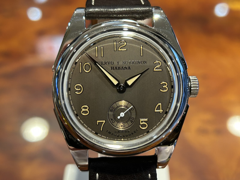 クエルボイソブリノス 腕時計 Cuervo y Sobrinos 世界限定 82ピース LONSDALE ロンズデール Oscuro Ref.3160-1O 希少限定モデル 正規商品