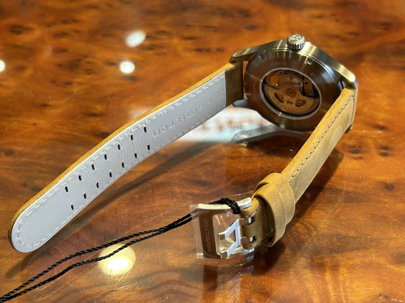 ハミルトン 腕時計 HAMILTON カーキ フィールド 自動巻き 42mm レザーベルト H70545560 送料無料｜yuubido-oyabu｜09