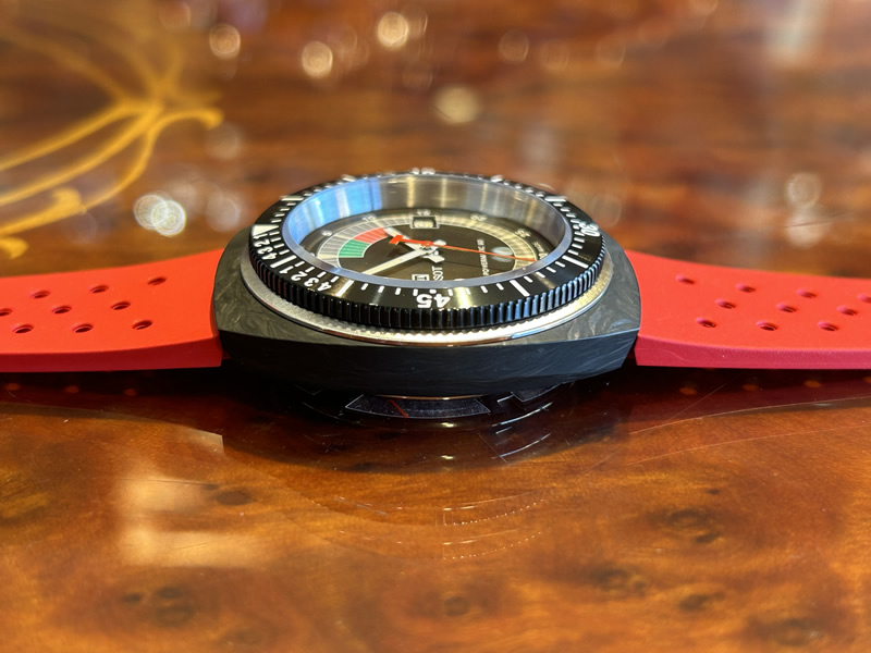 ティソ 腕時計 TISSOT シデラル マーブル調 フォージドカーボンケース T145.407.97.057.02の画像