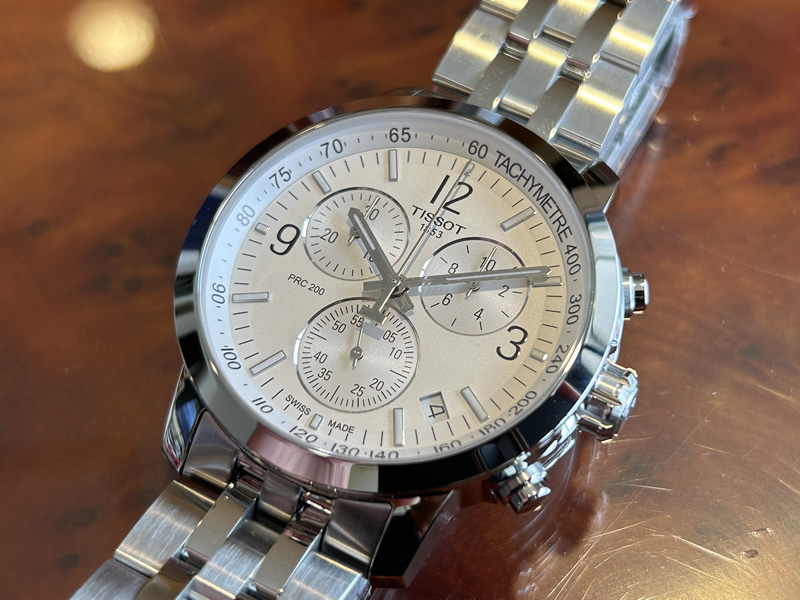 TISSOT 腕時計 ティソ 時計 PRC 200 クロノグラフ シルバー文字盤 ブレスレット T1144171103700｜yuubido-oyabu｜12