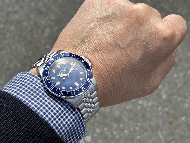 【美品】DAVOSA(ダボサ）テルノス・オートマティック ～美しいブルー～ DAVOSA（ダボサ） Ternos GMT Pro（テルノス プロ）/自動巻き