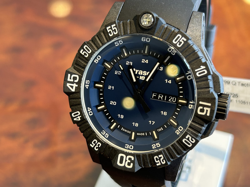 トレーサー 腕時計 traser 時計 P99 Q Tactical タクティカル ブルー 46mm 9031611 メンズ 正規輸入品