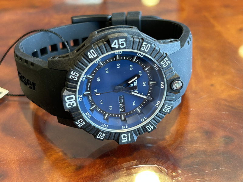 トレーサー 腕時計 traser 時計 P99 Q Tactical タクティカル ブルー 46mm 9031611 メンズ 正規輸入品