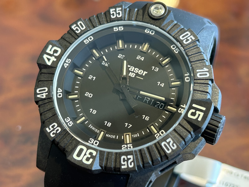 トレーサー 腕時計 traser 時計 P99 Q Tactical タクティカル ブラック 46mm 9031610 メンズ 正規輸入品｜yuubido-oyabu｜11