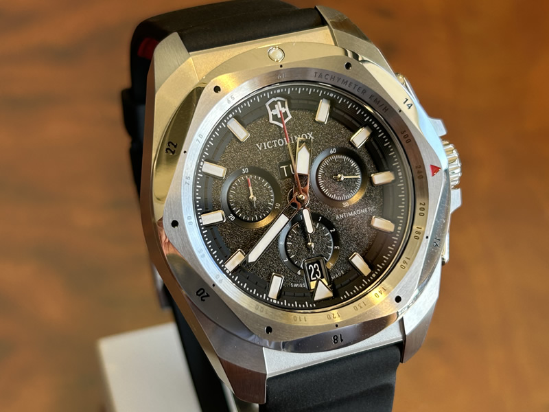ビクトリノックス 腕時計 イノックス クロノ VICTORINOX I.N.O.X. Chrono ブラック 241983 [正規輸入品]の画像