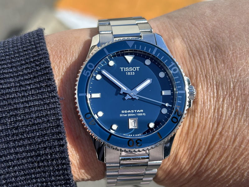 ティソ 腕時計 TISSOT 男女兼用 クォーツ 腕時計 シースター 1000 40MM ブルー文字盤 ステンレススチール T120.410.11.041.00｜yuubido-oyabu｜16