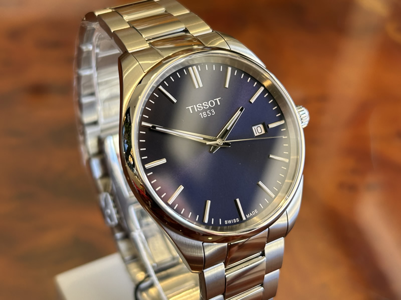 TISSOT ティソ クォーツ 腕時計 PR100 40mm ブルー文字盤 ステンレス 