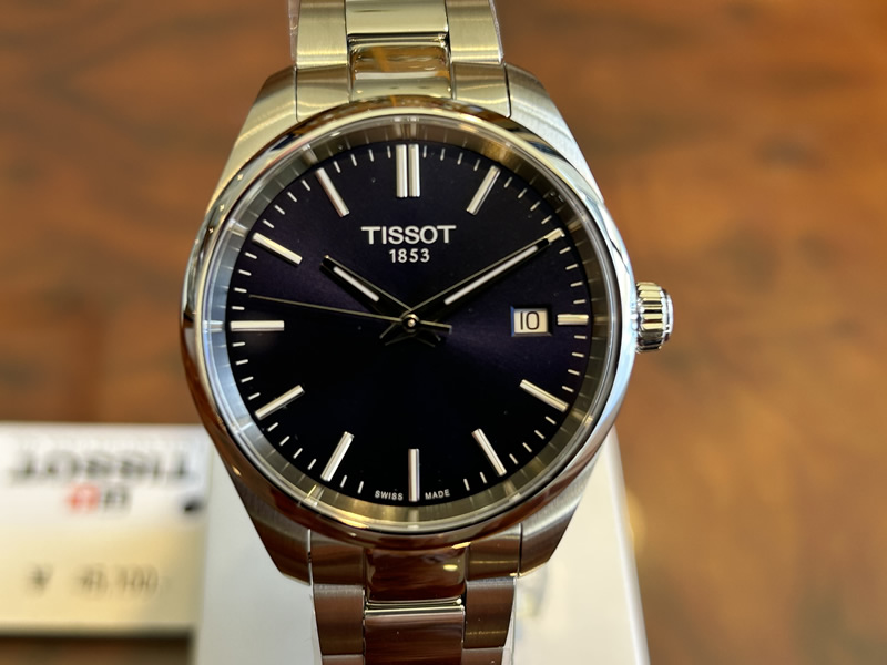 ティソ 腕時計 TISSOT クォーツ 腕時計 PR100 34mm  ブルー文字盤 ステンレススチール T150.210.11.041.00｜yuubido-oyabu｜02