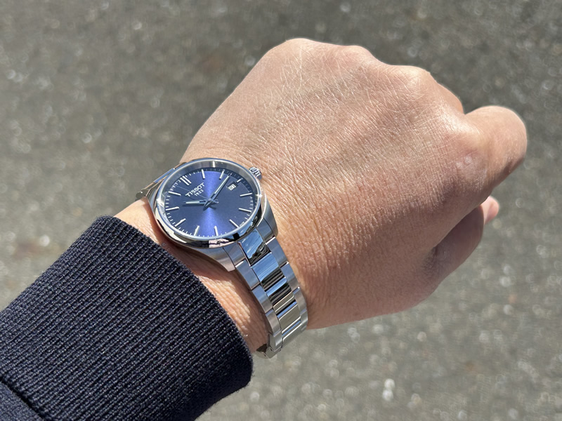 ティソ 腕時計 TISSOT クォーツ 腕時計 PR100 34mm  ブルー文字盤 ステンレススチール T150.210.11.041.00｜yuubido-oyabu｜14