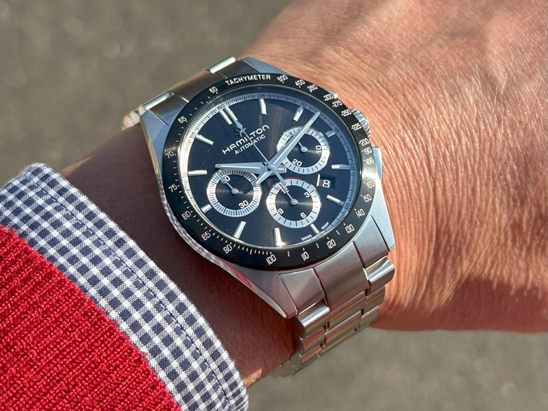ハミルトン 腕時計 HAMILTON ジャズマスター パフォーマー クロノグラフ 自動巻き 42mm メタルブレス H36606130 送料無料｜yuubido-oyabu｜19