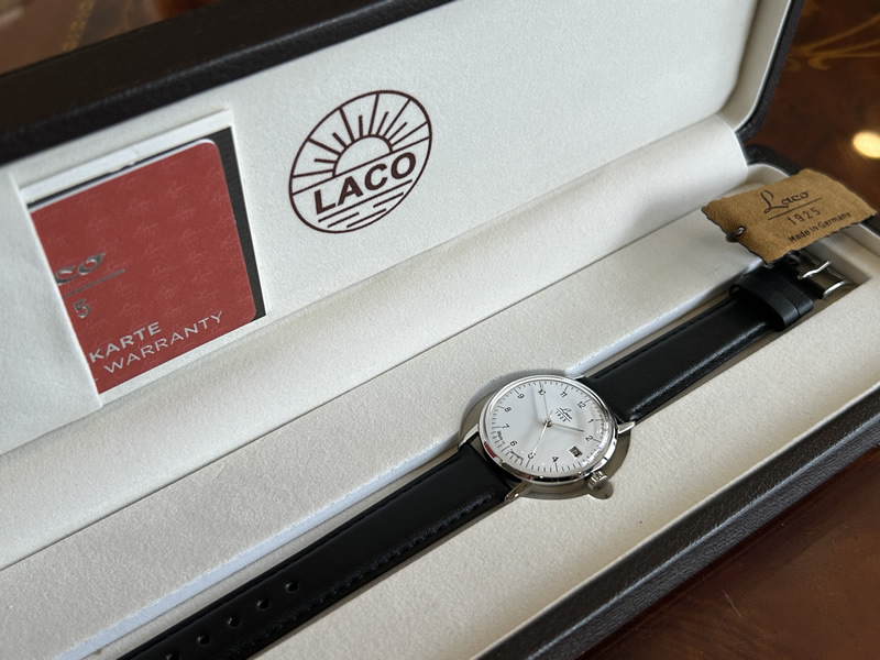 Laco（ラコ） 腕時計 Laco VINTAGE 34 ヴィンテージ 34 ブラック