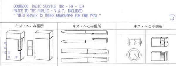 S.T.DUPONT デュポン ライター 修理 オーバーホール 分解掃除は