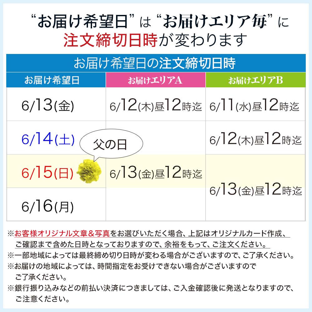 父の日ギフト_お届けスケジュール
