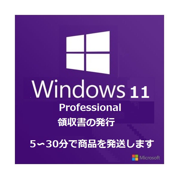 低価格で大人気の Windows11 pro 64bit 安全のMicrosoft公式サイトからダウンロード版 正規版 日本語 認証保証  新規インストール アップデート