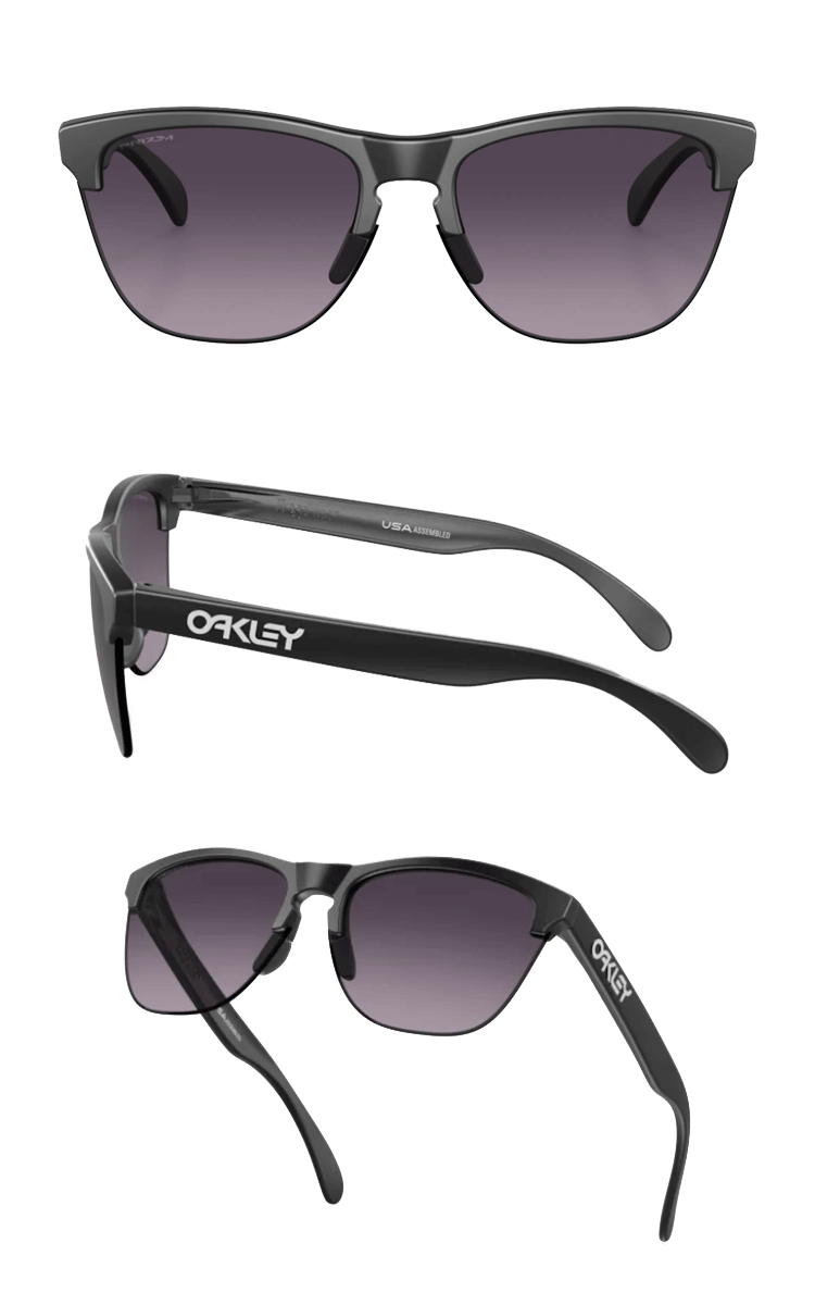 中古! Oakley Frogskins Lite マットブラック サングラス 中古・古着通販】OAKLEY (オークリー) Frogskins Lite サングラス
