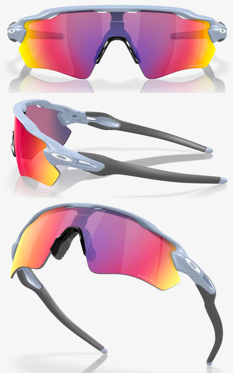 オークリー レーダーEV Radar® EV Advancer Prizm Road Lenses, Polished Black Frame