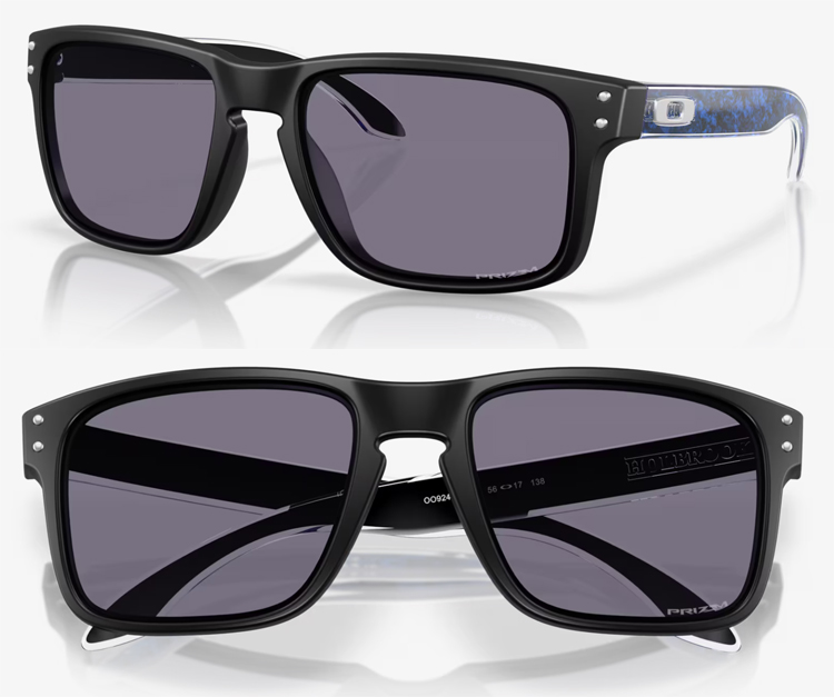 OO9244-7856　オークリー サングラス Holbrook ホルブルック ローブリッジフィット アイウェア OAKLEY スポーツサングラス Holbrook™ Prizm Grey Lenses, Matte Black Frame Sunglasses