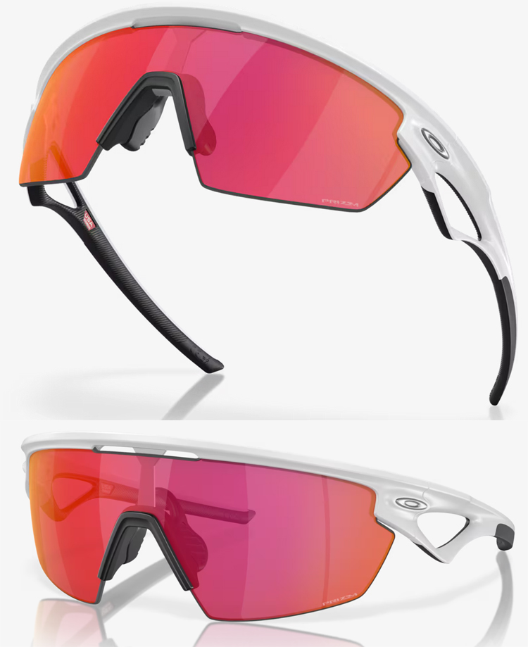 Oakley SPHAERA OO9403-1136 ホワイト お値下げ可能 Oakley OO9403 Sphaera™ L (36 - 136) with Red lenses and