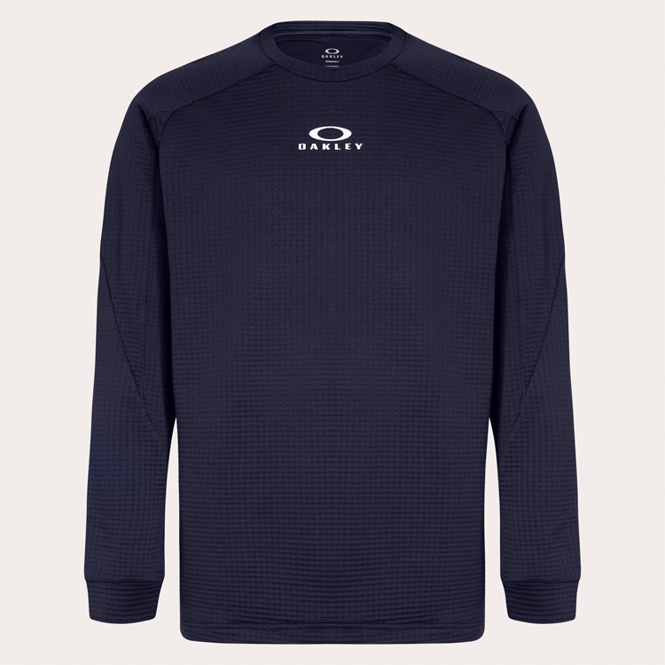 Oakley Enhance LS Grid Crew 4.7 - Dark Gray Heather | Oakley