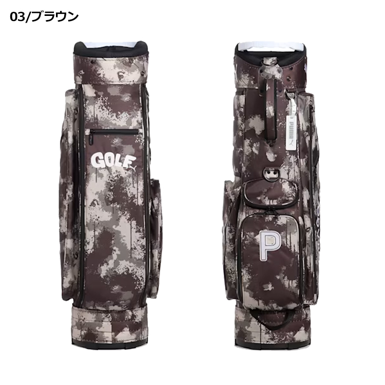 PUMA プーマ ゴルフ GOLF スプラッシュ AOP PCL キャディバッグ