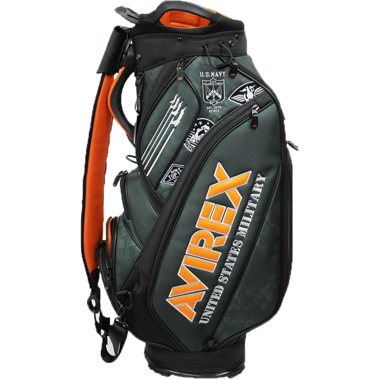 アヴィレックス AVIREX キャディバッグ 9インチ ゴルフバック AVIREX GOLF アヴィレックスゴルフ 9.0型 キャディバッグ 20SS