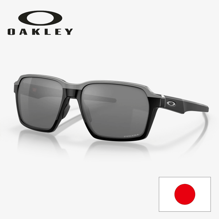 日本正規品 オークリー（OAKLEY） Parlay パーレイ サングラス OO4143-0258 【Polished Black】【Prizm  Black】【Standardフィット】【スタンダードフィット】