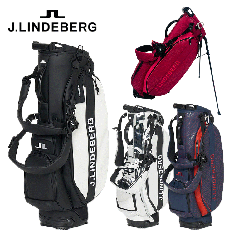 J.LINDEBERG ゴルフ スタンド式 キャディバッグ 9型 073-16401 スタンド バッグ ジェイ リンドバーグ