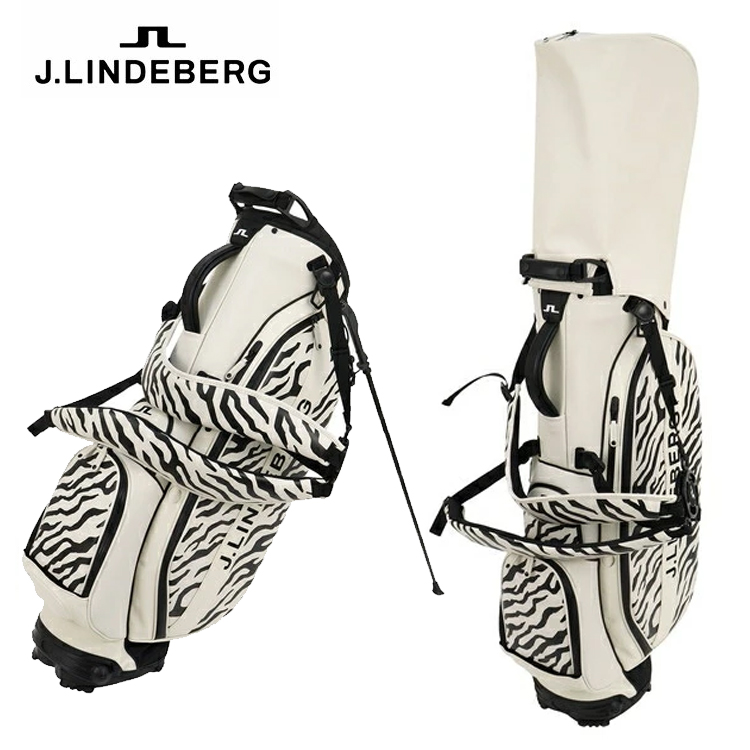 【美品】Vessel × J.Lindebergホワイトキャディバッグ　9型 Amazon | J.LINDEBERG（J.LINDEBERG） ゴルフ キャディバッグ スタンド
