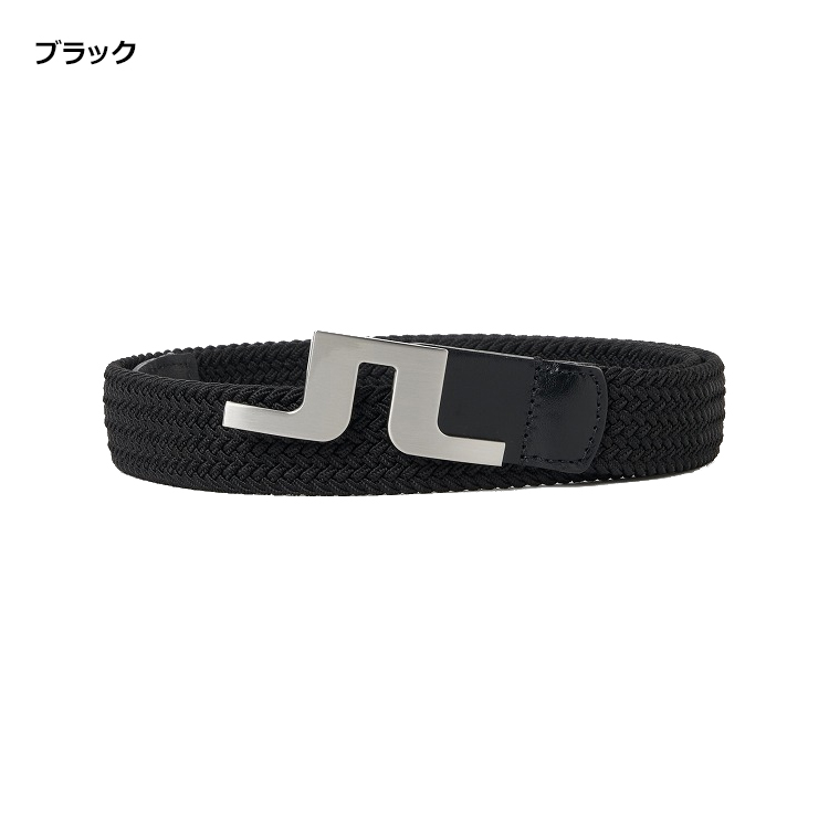 J.LINDEBERG（ジェイリンドバーグ） ブリッジバックル編み込みベルト