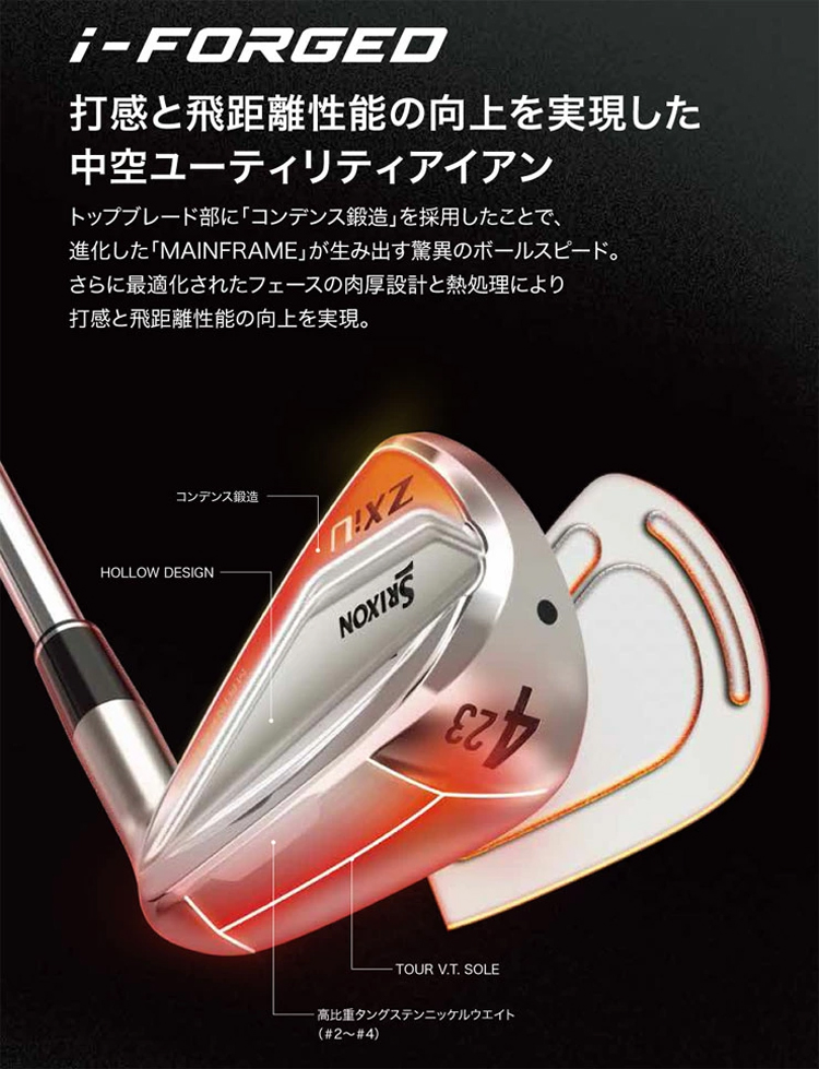 SRIXON スリクソン ZXiU ユーティリティ アイアン Diamana ZXi
