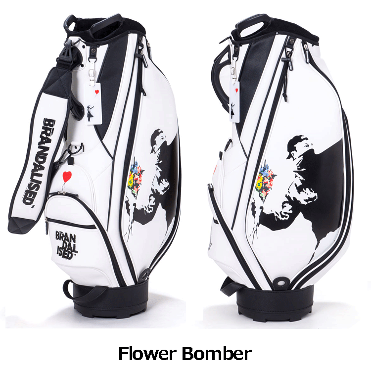 新品 バンクシー ゴルフ トートバッグ Flower-bombe バンクシー ラウンドバッグ BARB-02 【Banksy】【Balloon Girl