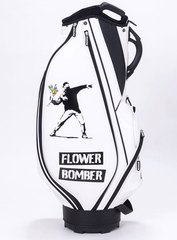 バンクシー カート キャディバッグ BACB-01 【Banksy】【Flower Bomber
