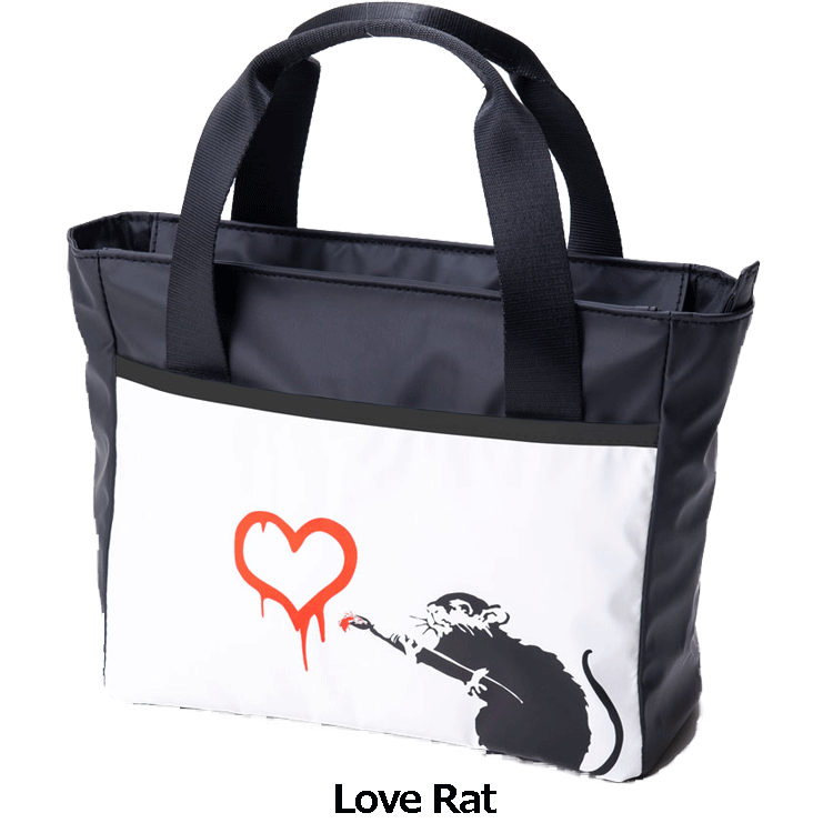 バンクシー ラウンドバッグ BARB-01 【Banksy】【Love Rat】【Panda