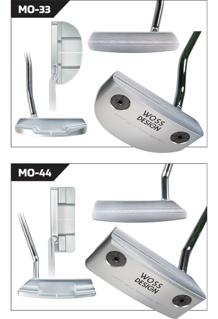 WOSS（ウォズ） WOSS GOLF WOSS DESIGN パター 選べる 6種類のヘッド