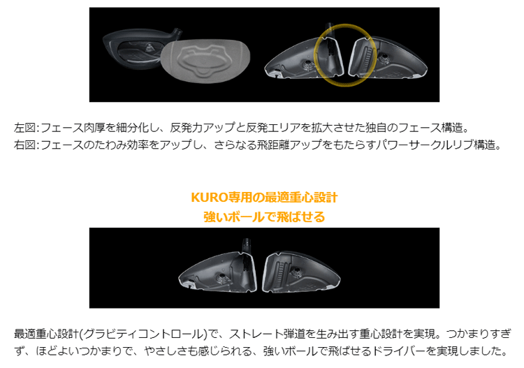 ONOFF（オノフ） 日本正規品 2024年モデル ONOFF KURO ドライバー クロ