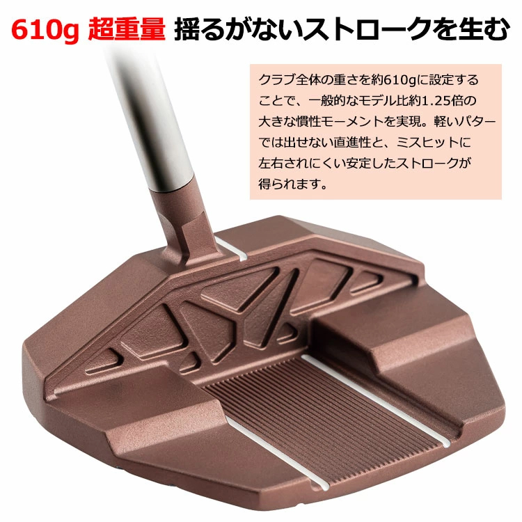 kasco（キャスコ） ゴルフ 9/9 STRAP PUTTER ストラップ パター 中尺