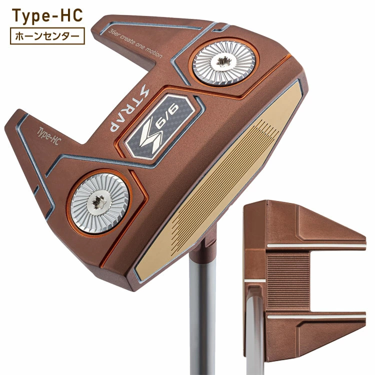 キャスコ　パター kasco（キャスコ） ゴルフ 9/9 STRAP PUTTER ストラップ パター 中尺