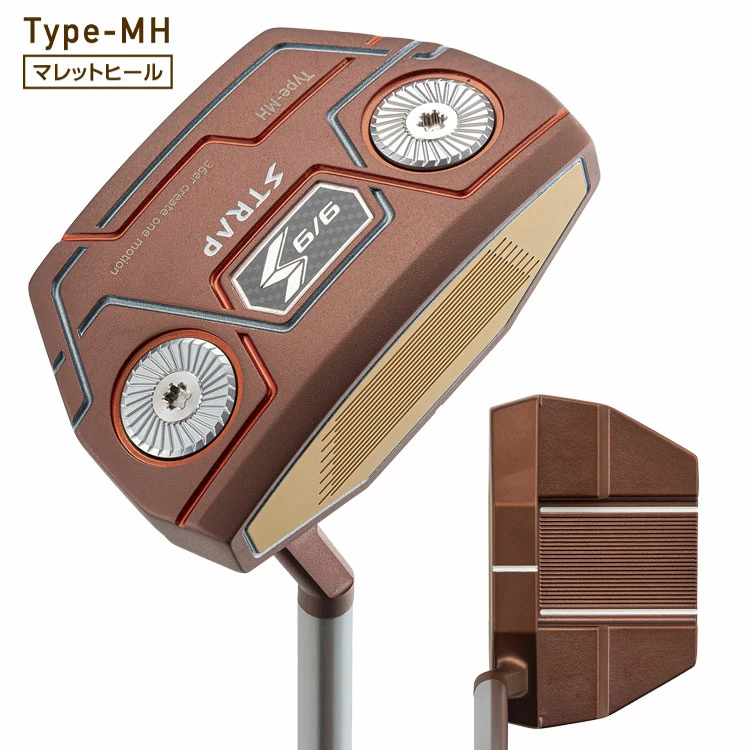 キャスコ　パター kasco（キャスコ） ゴルフ 9/9 STRAP PUTTER ストラップ パター 中尺