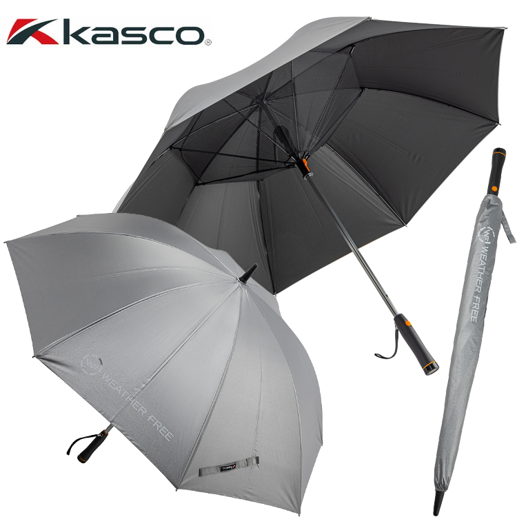 kasco（キャスコ） ウェザーフリー アルミコーティング ファン付晴雨