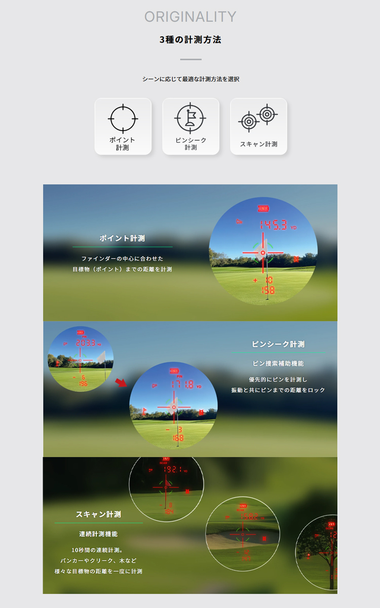 ShotNavi（ショットナビ） ゴルフ Shot Navi POINT EYE レーザー距離