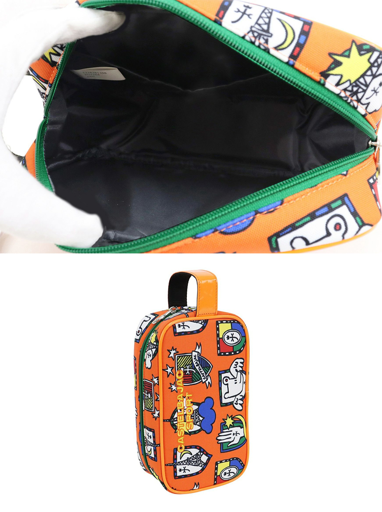 CASTELBAJAC SPORT カステルバジャック エンブレム柄 カートポーチ