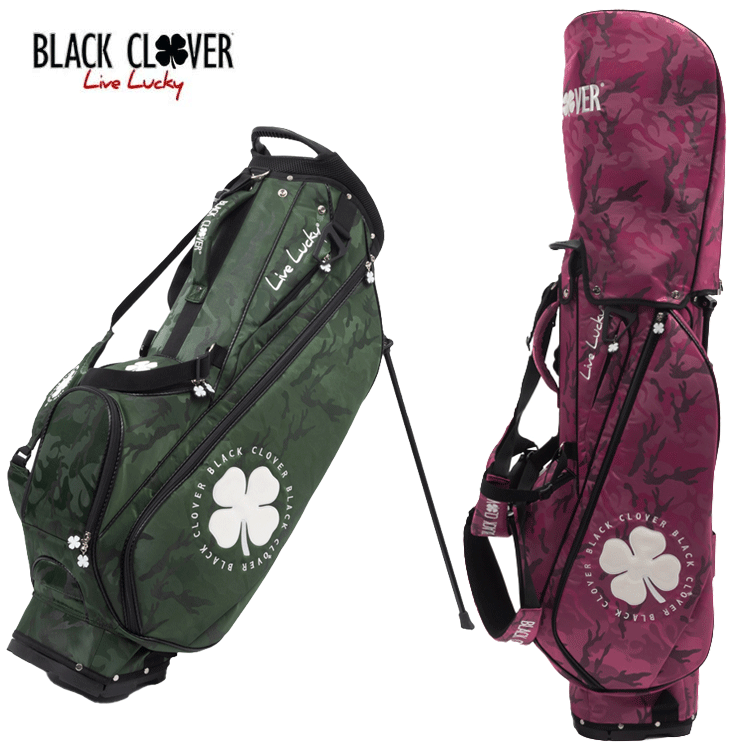 Black Clover（ブラッククローバー） ゴルフ キャディバッグ 迷彩