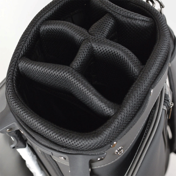 ブラックキャディバッグ グローブホルダー付き to-onoff-ob0225.jpg
