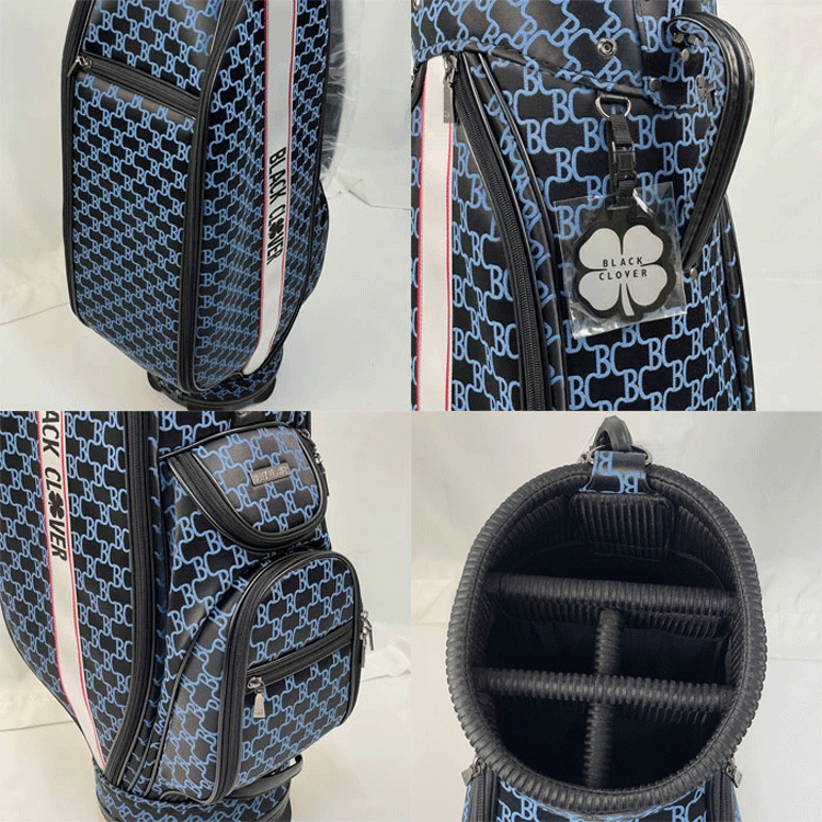 新品 ブラッククローバー キャディバッグ ヘッドカバー付き