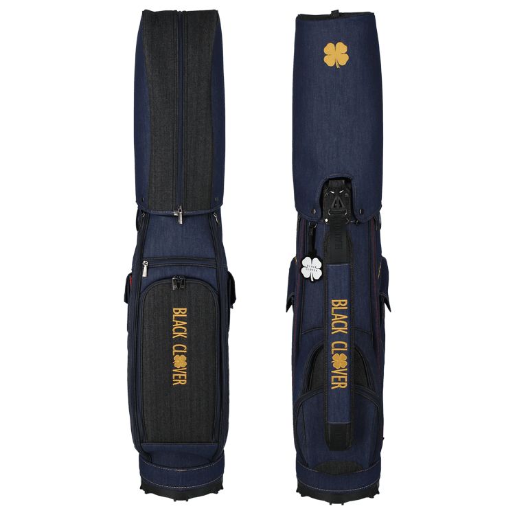 Black Clover（ブラッククローバー） ゴルフ デニム キャディバッグ