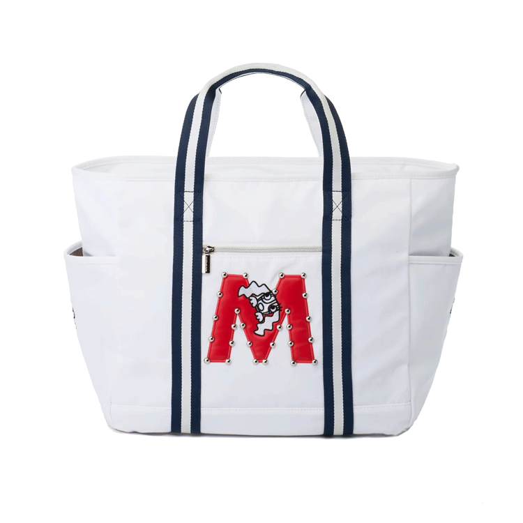 M・U SPORTS MU SPORTS MU スポーツ 大胆ロゴ柄 トート型