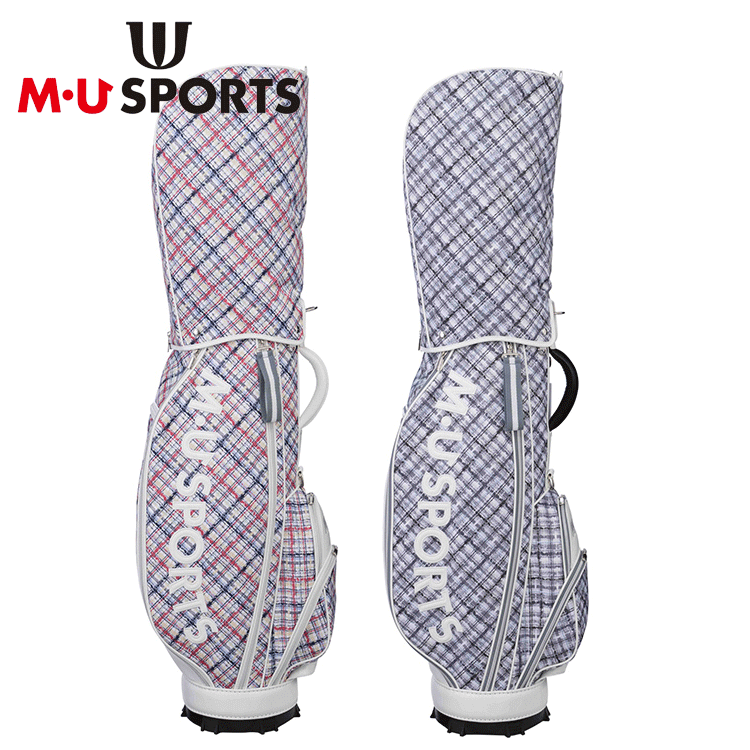 新品 MU SPORTS ◆ 大理石総柄 キャディバッグ◆ 703H1104 楽天市場】MU SPORTS MU スポーツ キャディバッグ ゴルフバッグ